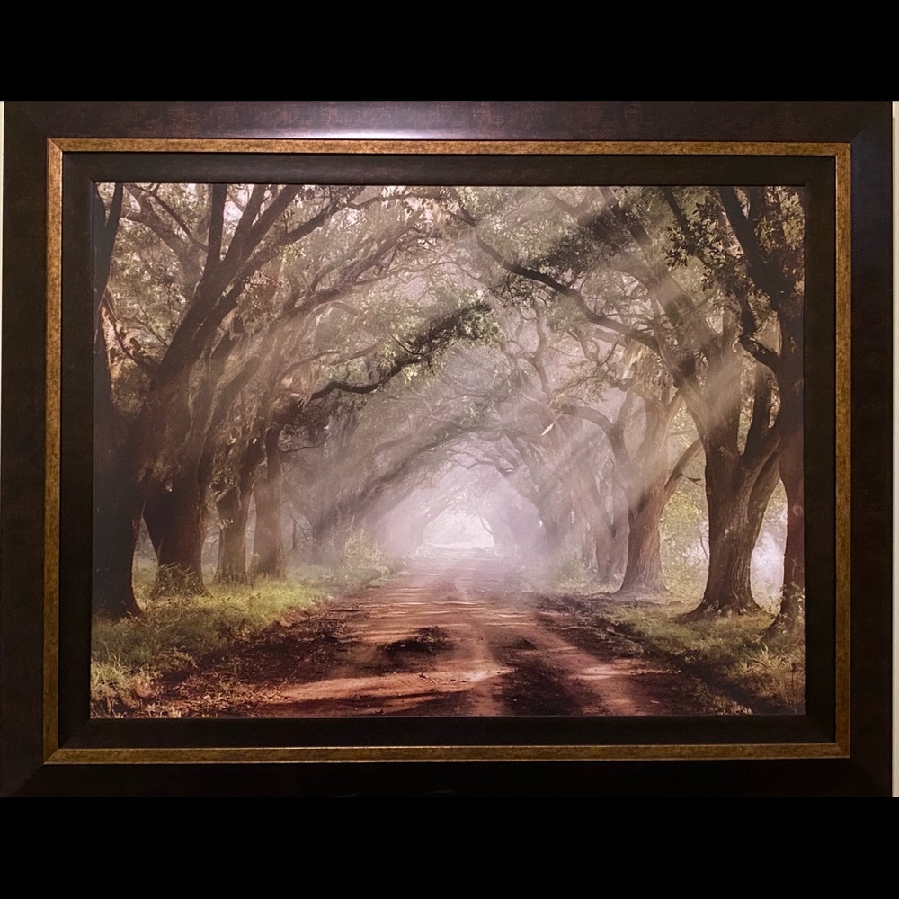 Home decor wall picture with frame.